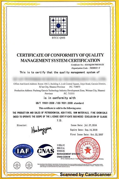 ISO9001 GMP Certificate | Shaanxi BLOOM Tech Co., Ltd ISO9001 GMP Certificate | Shaanxi BLOOM Tech Co., Ltd