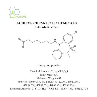 CAS 66981-73-5 Tianeptine | Shaanxi BLOOM Tech Co., Ltd CAS 66981-73-5 Tianeptine | Shaanxi BLOOM Tech Co., Ltd