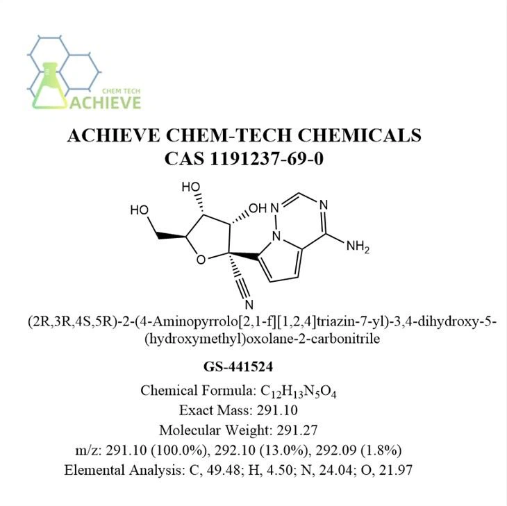 Remdesivir Metabolite 1191237-69-0 GS-441524 for Cat