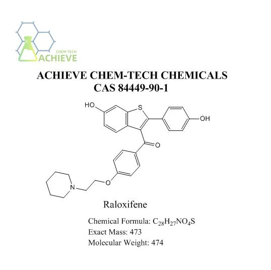 China Anabolic Steroids Raw Factory Direct 99% Purity Raloxifene Hydrochloride Powder CAS: 82640-04-8