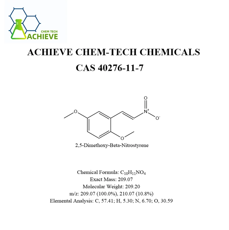2,5-Dimethoxy-Beta-Nitrostyrene CAS 40276-11-7