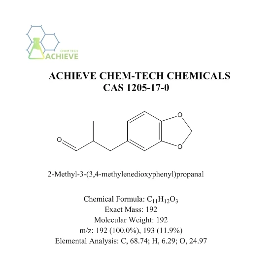 2-Methyl-3-(3,4-methylenedioxyphenyl)propanal CAS 1205-17-0