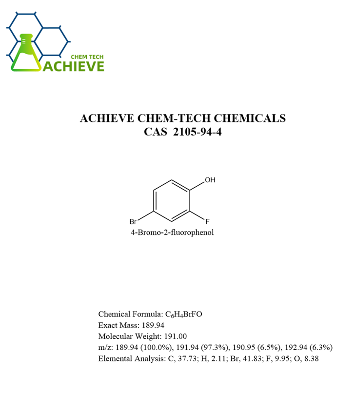 4-Bromo-2-fluorophenol CAS 2105-94-4