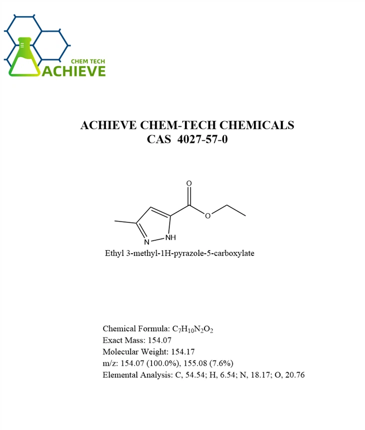 Ethyl 3-methyl-1H-pyrazole-5-carboxylate CAS 4027-57-0