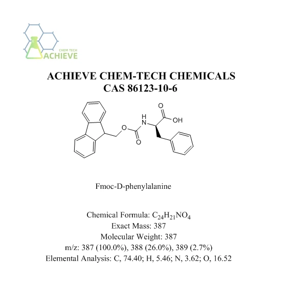 Fmoc-D-phenylalanine CAS 86123-10-6