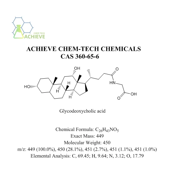 Glycodeoxycholic Acid CAS 360-65-6