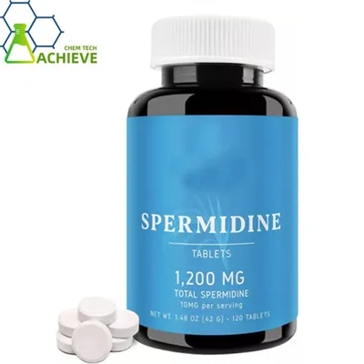 Through which pathways do spermidine tablets improve metabolism?