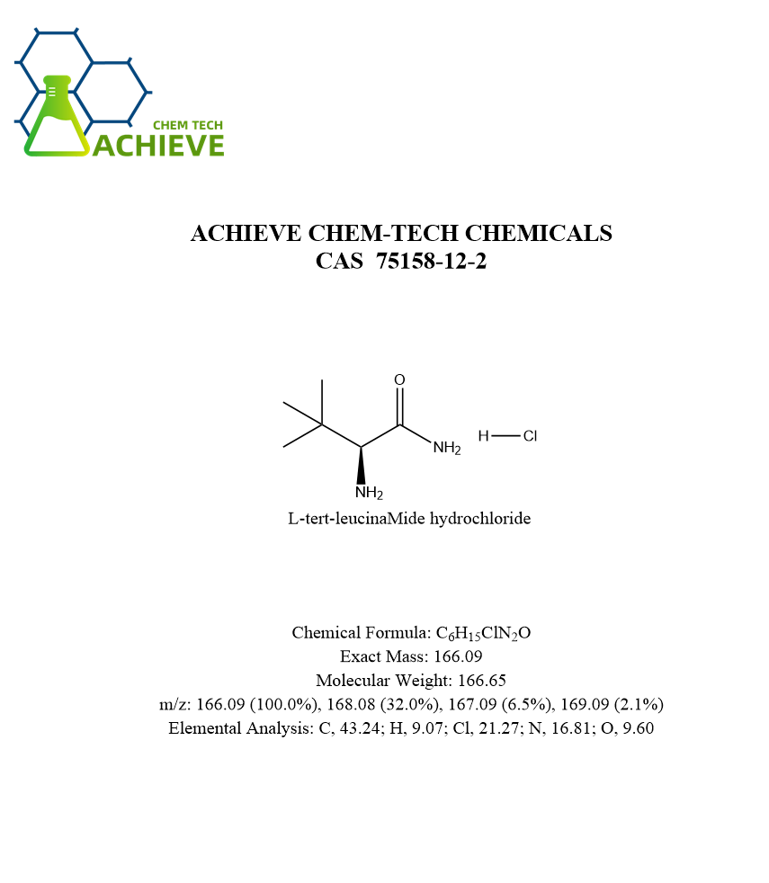 L-tert-leucinaMide Hydrochloride CAS 75158-12-2
