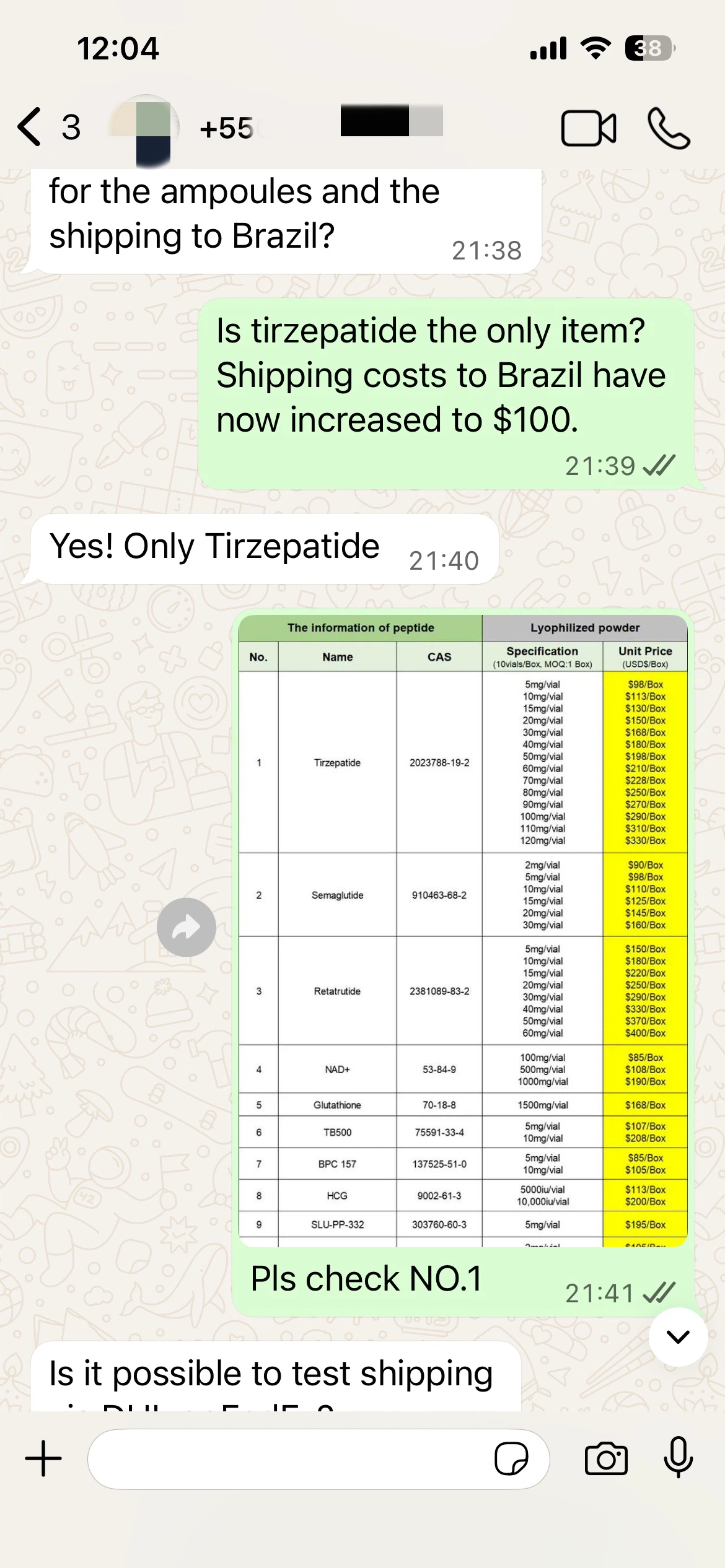 Tirzepatide Online | Shaanxi BLOOM Tech Co., Ltd Tirzepatide Online | Shaanxi BLOOM Tech Co., Ltd