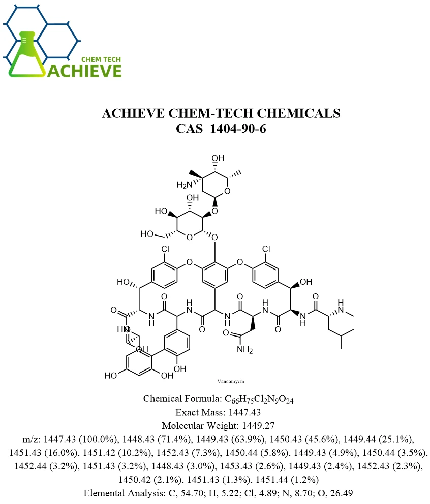Topical vancomycin powder CAS 1404-90-6 | Shaanxi BLOOM Tech Co., Ltd Topical vancomycin powder CAS 1404-90-6 | Shaanxi BLOOM Tech Co., Ltd