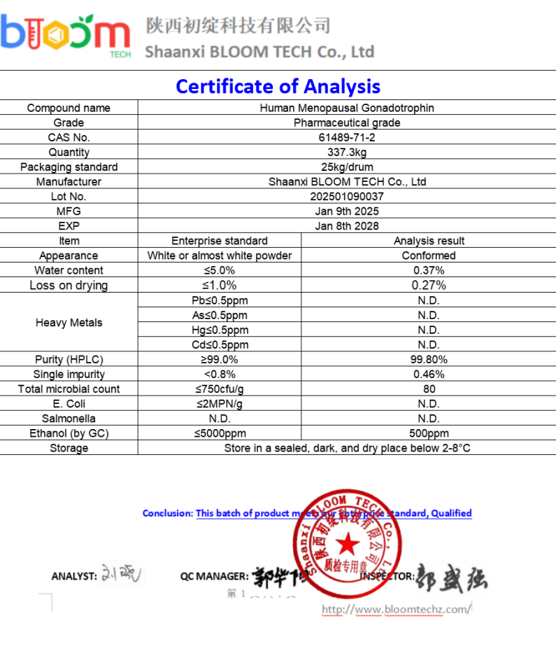 HMG COA | Shaanxi BLOOM Tech Co., Ltd HMG COA | Shaanxi BLOOM Tech Co., Ltd