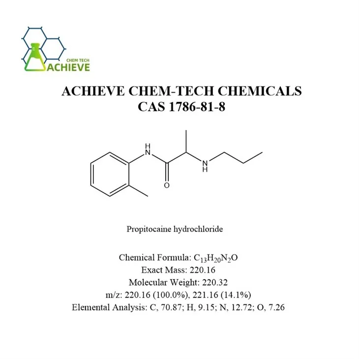 Propitocaine Hydrochloride CAS 1786-81-8