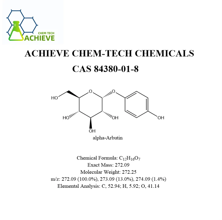 Pure Alpha Arbutin Powder CAS 84380-01-8