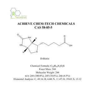 D-biotin Powder CAS 58-85-5