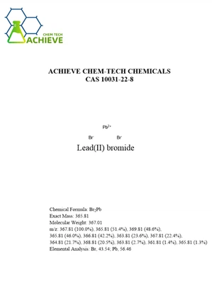 Lead(II) Bromide CAS 10031-22-8