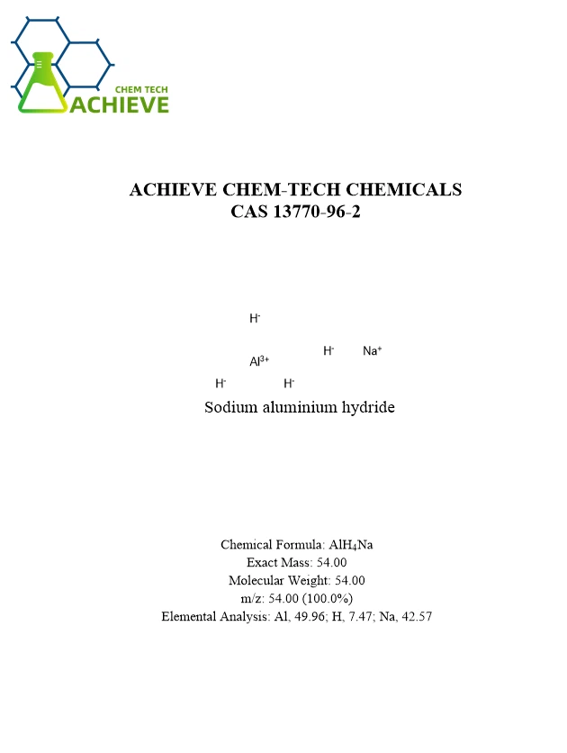 Sodium Aluminium Hydride CAS 13770-96-2