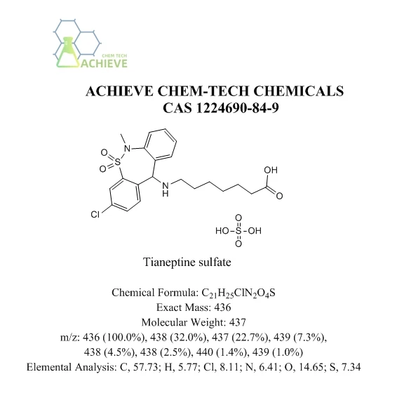 Tianeptine Sulfate CAS 1224690-84-9